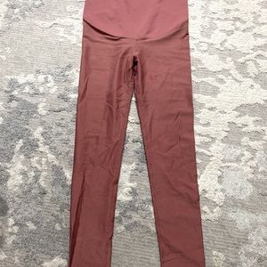 H&M Mama ribbed sport leggings  pink size s EUC